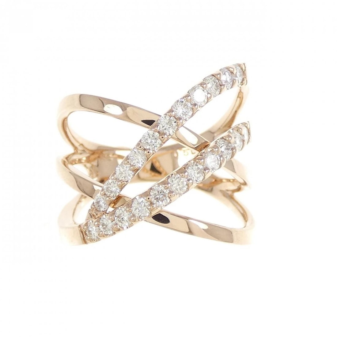 K18PG DIAMOND RING - 2