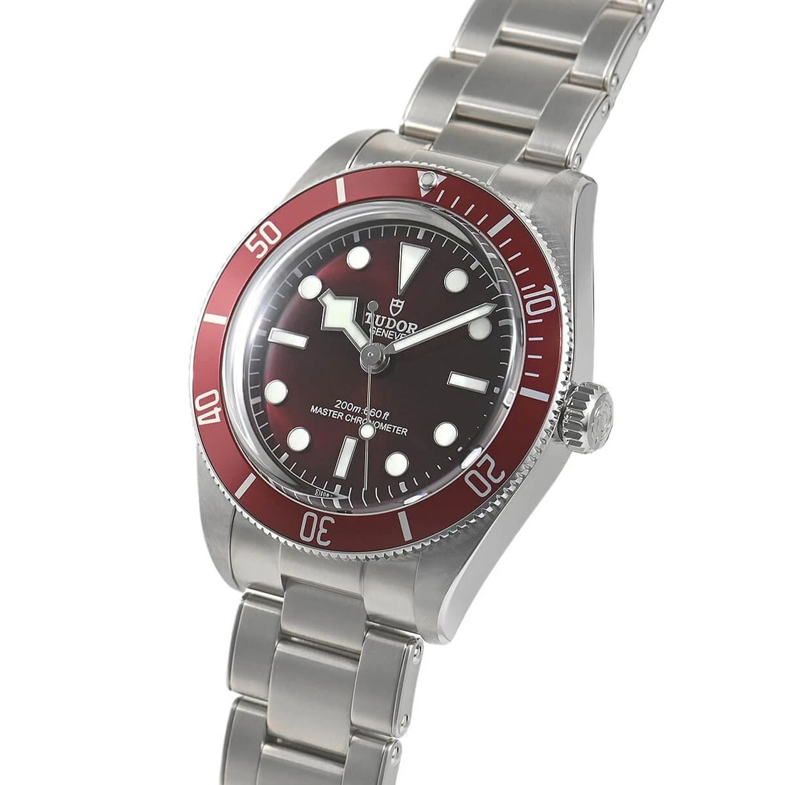 TUDOR BLACK BAY 58 WATCH: Tudor Black Bay 58 Brand: Tudor Type/Style: Wristwatch Material: Case Material stainless Color: Dial Color Burgundy Size: Case Size Case Size: 39.0mm Accessories: None Accessories Notice:
