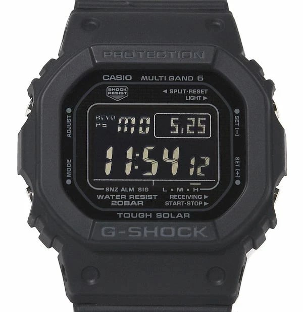 G-SHOCK GW HERITAGE SERIES TOUGH SOLAR BLACK WATCH: G-Shock Gw Heritage Series Tough Solar Black Watch Brand: G-SHOCK Type/Style: Wristwatch Material: Resin SS Color: Black dial Size: Case size: 42.8mm Accessories: None Accessories Notice: