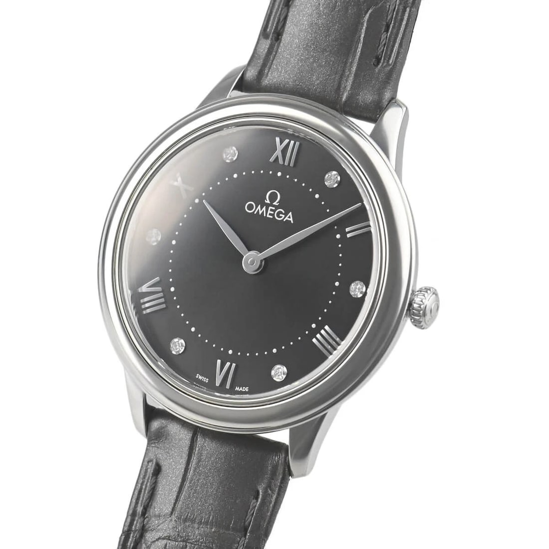 OMEGA DE VILLE PRESTIGE WATCH: OMEGA De Ville Prestige Brand: OMEGA Type/Style: Wristwatch Material: Case Material stainless Color: Dial Color black Size: Case Size Case Size: 30.0mm Accessories: None Accessories Notice