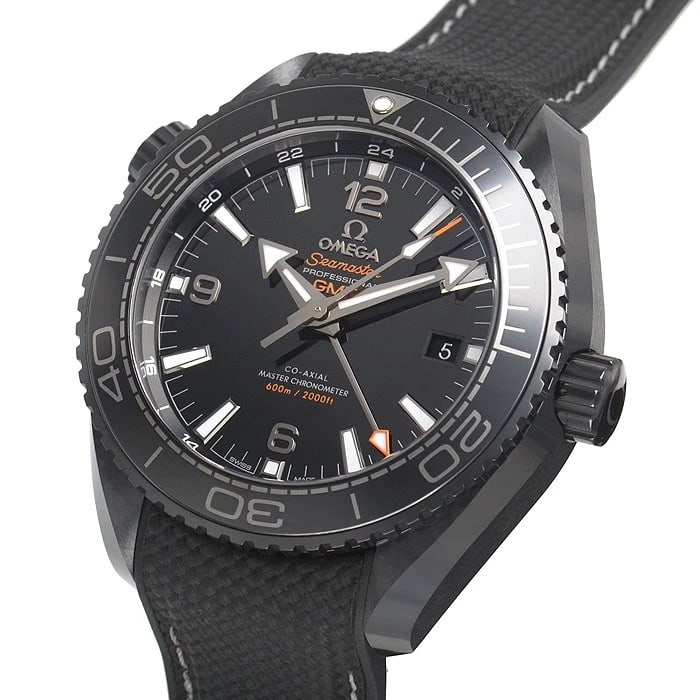 OMEGA SEAMASTER PLANET OCEAN DEEP BLACK WATCH: OMEGA Seamaster Planet Ocean Deep Black Brand: OMEGA Type/Style: Wristwatch Material: Case Material ceramic Color: Dial Color black Size: Case Size Case Size: 45.5mm Accessories: None Acce