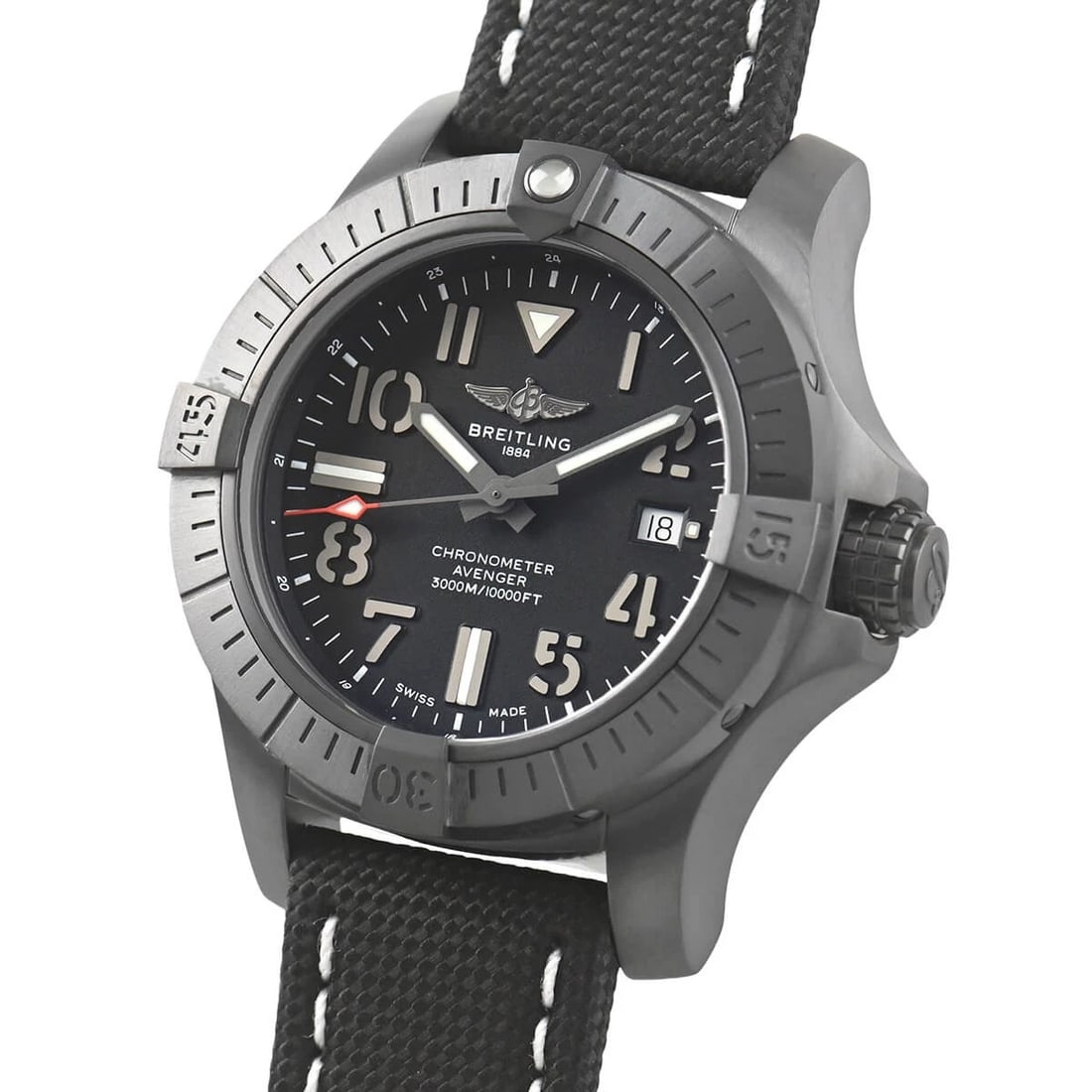 BREITLING AVENGER AUTOMATIC 45 SEAWOLF NIGHT MISSION WATCH (1 of 3)