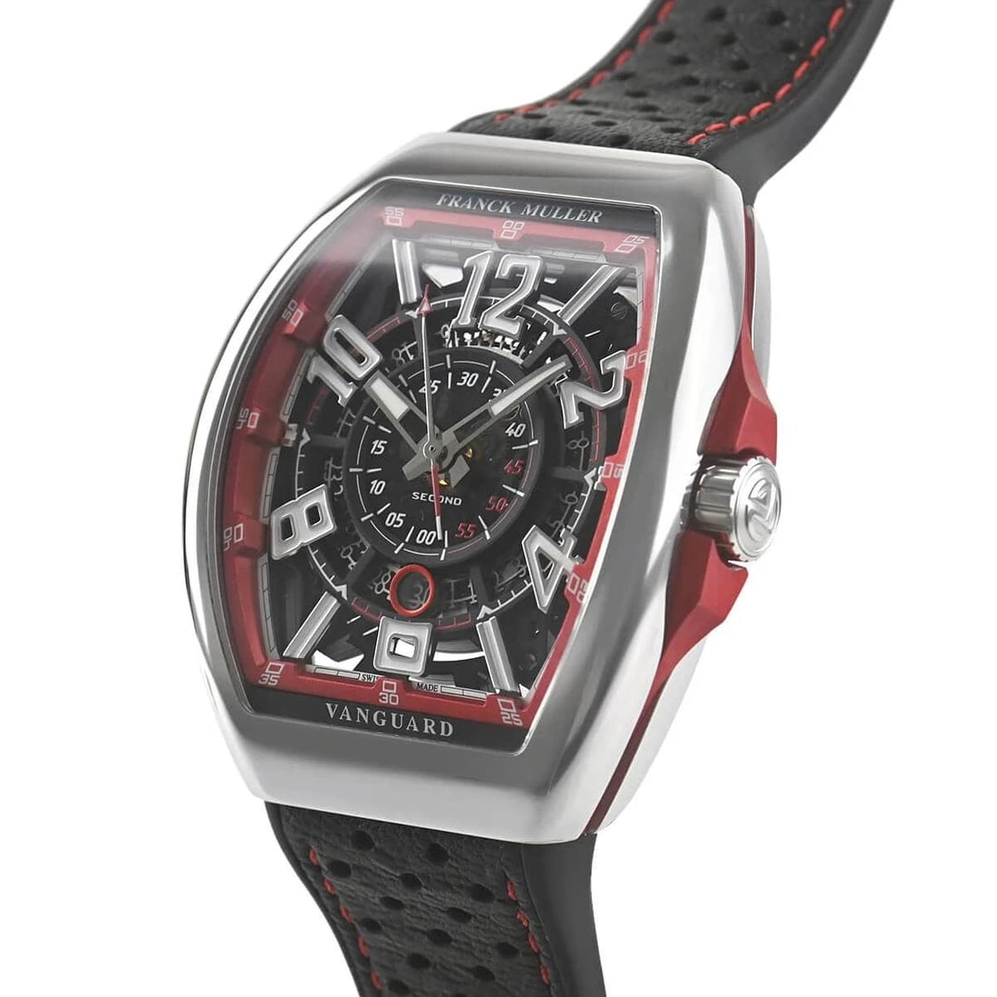 FRANCK MULLER VANGUARD RACING SKELETON WATCH: FRANCK MULLER Vanguard Racing Skeleton Brand: FRANCK MULLER Type/Style: Wristwatch Material: Case Material stainless Color: Dial Color none Size: Case Size Case Size: 53.7 x 44.0mm Accessories: No