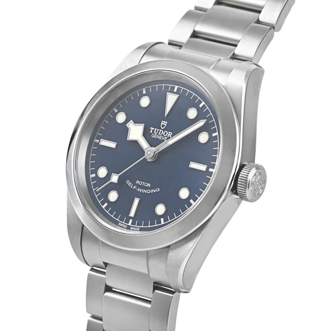 TUDOR BLACK BAY WATCH: Tudor Black Bay Brand: Tudor Type/Style: Wristwatch Material: Case Material stainless Color: Dial Color blue Size: Case Size 41.0mm Accessories: None Accessories Notice: When purchasing pre-owned