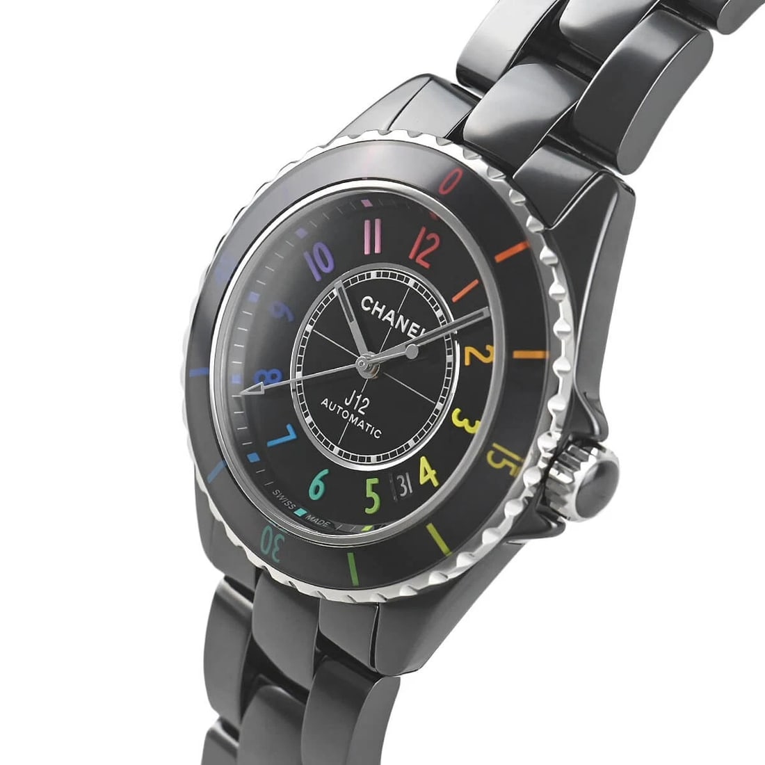 CHANEL ELECTRO WATCH: CHANEL Electro Brand: CHANEL Type/Style: Wristwatch Material: Case Material ceramic Color: Dial Color black Size: Case Size Case Size: 38.0mm Accessories: None Accessories Notice: When purchasing