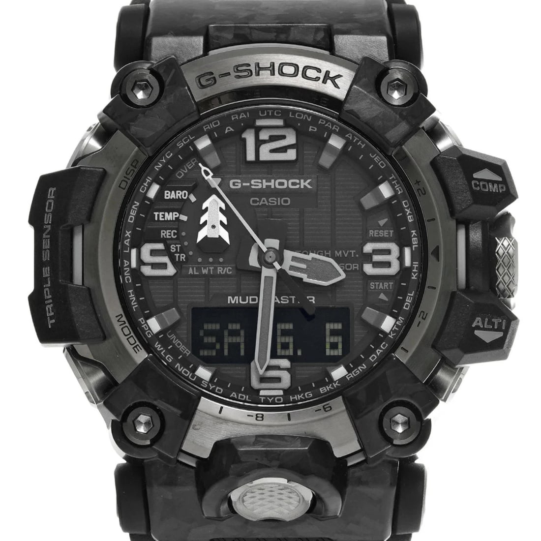 G-SHOCK MUDMASTER TOUGH SOLAR GRAY DIGITAL ANALOG WATCH (1 of 4)