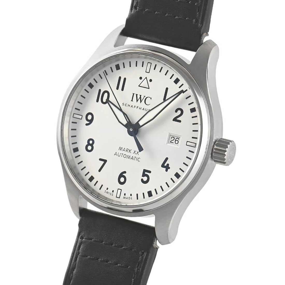 IWC PILOT'S WATCH MARK WATCH: IWC Pilot's Watch Mark Brand: IWC Type/Style: Wristwatch Material: Case Material stainless Color: Dial Color white Size: Case Size 40.0mm Accessories: None Accessories Notice: When purchasing