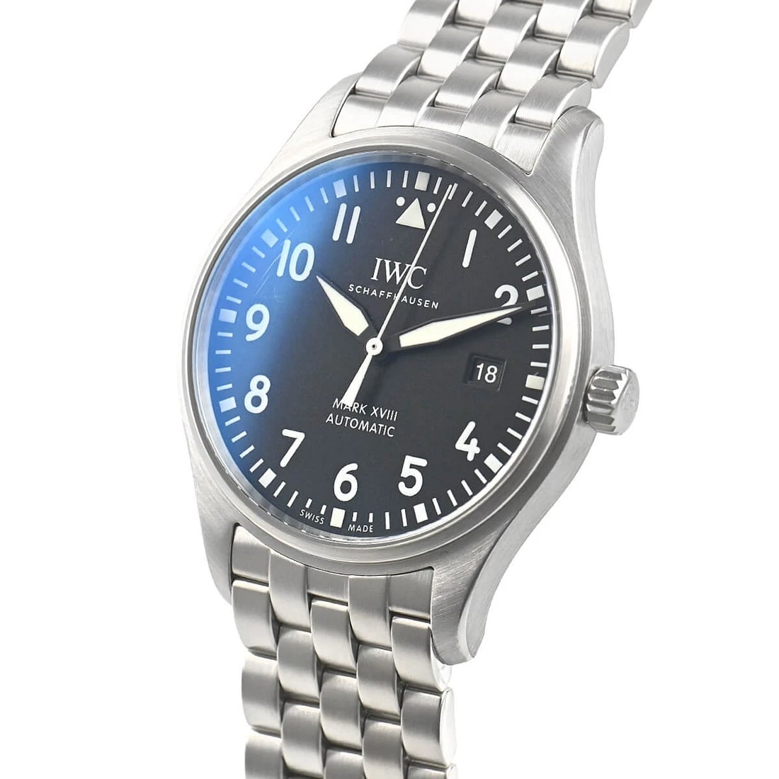 IWC PILOT'S WATCH MARK WATCH: IWC Pilot's Watch Mark Brand: IWC Type/Style: Wristwatch Material: Case Material stainless Color: Dial Color black Size: Case Size 40.0mm Accessories: None Accessories Notice: When purchasing