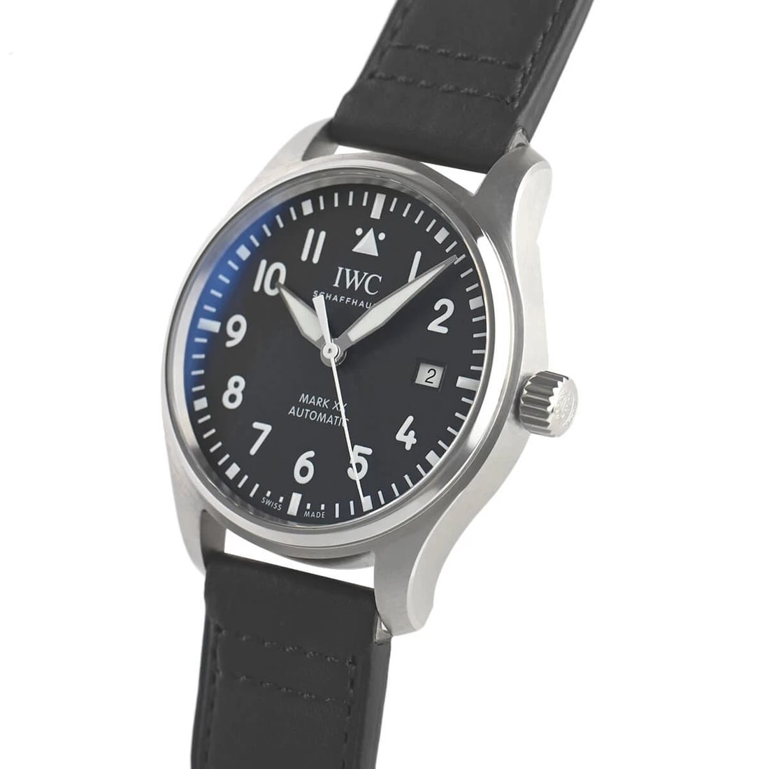 IWC PILOT'S WATCH MARK WATCH: IWC Pilot's Watch Mark Brand: IWC Type/Style: Wristwatch Material: Case Material stainless Color: Dial Color black Size: Case Size Case Size: 40.0mm Accessories: None Accessories Notice: When