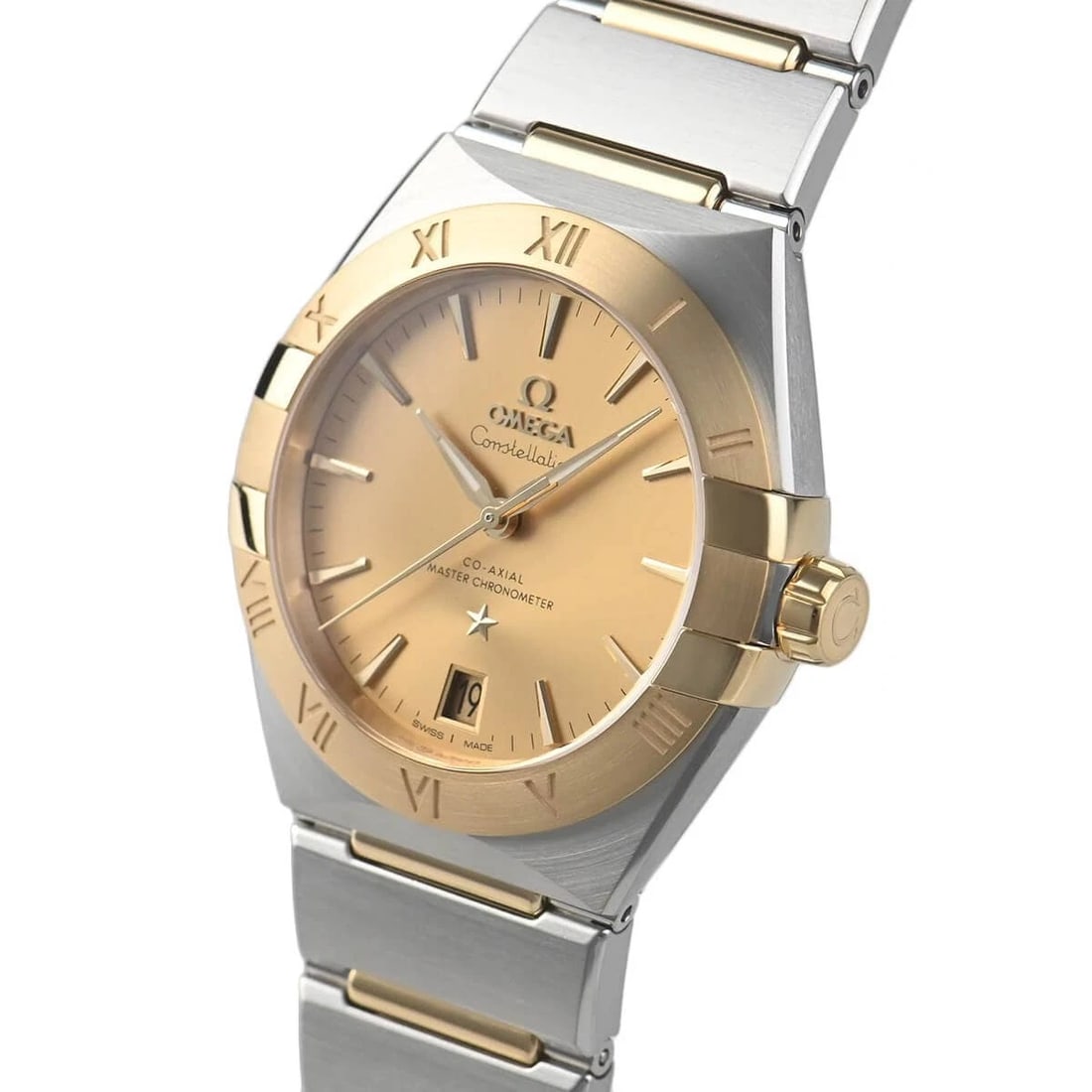 OMEGA CONSTELLATION WATCH: OMEGA Constellation Brand: OMEGA Type/Style: Wristwatch Material: Case Material Stainless steel and yellow gold Color: Dial Color Champagne Size: Case Size Case Size: 36.0mm Accessories: None