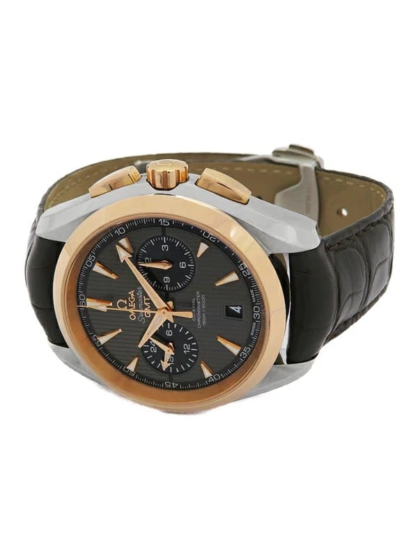 OMEGA SEAMASTER AQUA TERRA CO-AXIAL CHRONOMETER WATCH: OMEGA Seamaster Aqua Terra Co-Axial Chronometer Brand: OMEGA Type/Style: Wristwatch Material: Case Material Case: Stainless steel Color: Dial Color gray Size: Case Size Case: Approx. 43mm Diameter Wri