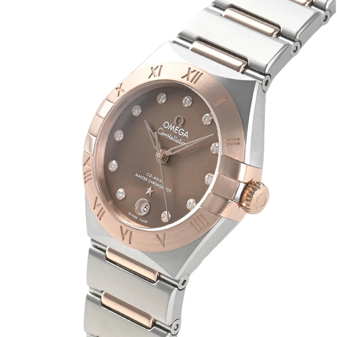 OMEGA CONSTELLATION WATCH: OMEGA Constellation Brand: OMEGA Type/Style: Wristwatch Material: Case Material Stainless steel and Sedna gold Color: Dial Color Brown Size: Case Size Case Size: 44.0mm Accessories: None A