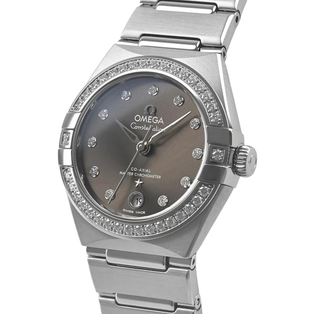 OMEGA CONSTELLATION WATCH: OMEGA Constellation Brand: OMEGA Type/Style: Wristwatch Material: Case Material stainless Color: Dial Color gray Size: Case Size Case Size: 29.0mm Accessories: None Accessories Notice: When