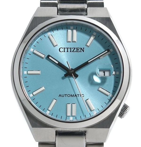 CITIZEN COLLECTION MECHANICAL AUTOMATIC STAINLESS STEEL WATCH: Citizen Collection Mechanical Automatic Stainless Steel Watch Brand: CITIZEN Type/Style: Wristwatch Material: Stainless Steel Color: Blue dial Size: Case size: 37mm Accessories: None Accessories