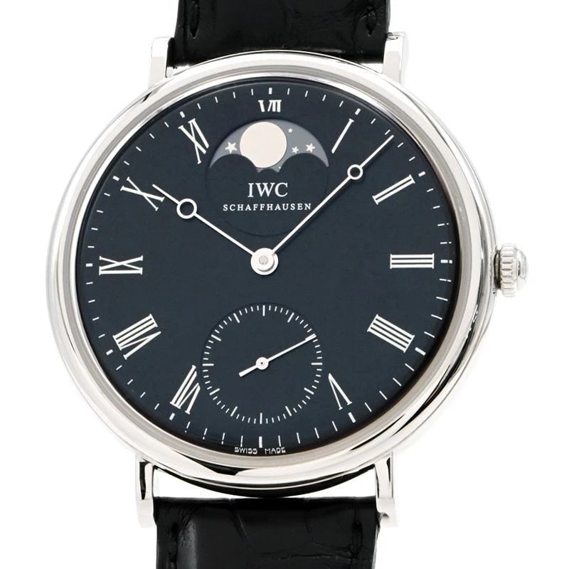 IWC COLLECTION PORTOFINO HAND-WOUND WATCH (1 of 2)
