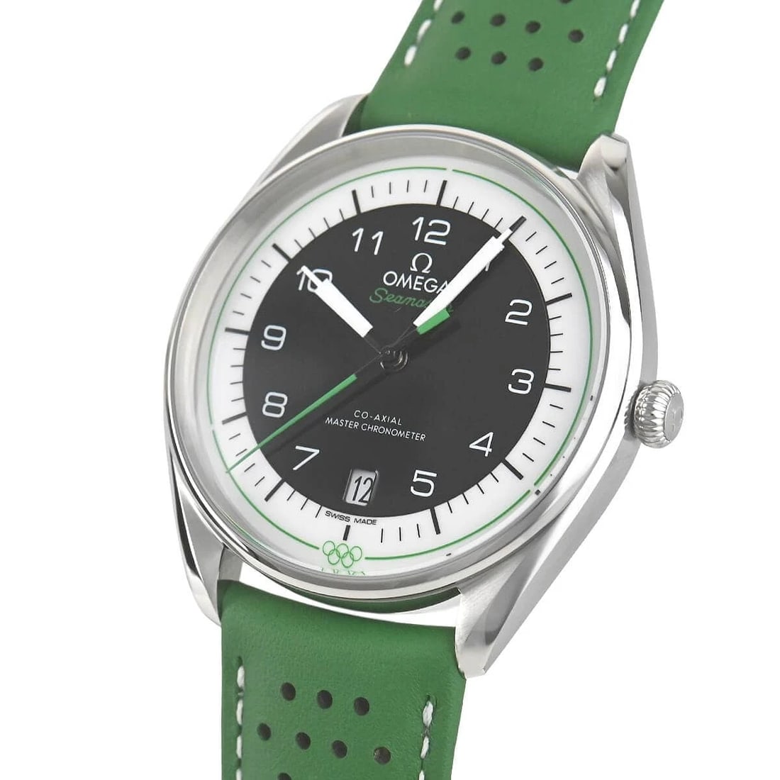OMEGA SEAMASTER OLYMPIC OFFICIAL TIMEKEEPER WATCH: OMEGA Seamaster Olympic Official Timekeeper Brand: OMEGA Type/Style: Wristwatch Material: Case Material stainless Color: Dial Color White/Black Size: Case Size Case Size: 39.5mm Accessories: None