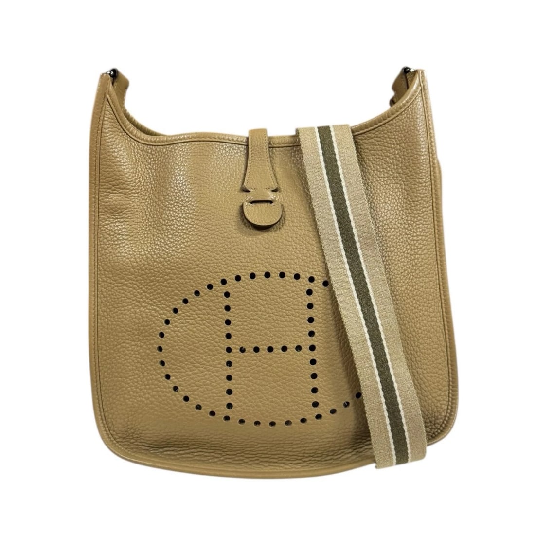 HERMES SHOULDER BAG TAURILLON CLECE: HERMES Shoulder Bag Taurillon Clece Brand: HERMES Type/Style: Shoulder Bag Material: Exterior Material Taurillon Clece Color: Exterior Color beige / Trench Size: W11.4 x H11.8 x D3.1inch Accessori