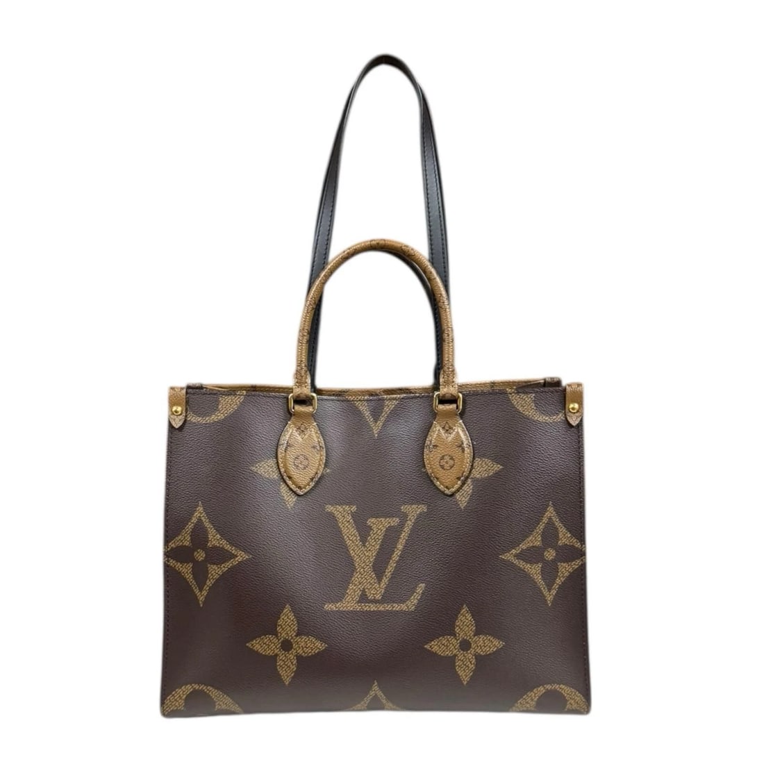 LOUIS VUITTON TOTE BAG MONOGRAM CANVAS: LOUIS VUITTON Tote Bag Monogram canvas Brand: LOUIS VUITTON Type/Style: Tote Bag Material: Exterior Material Monogram canvas Color: Exterior Color Brown Size: W13.4 x H10.2 x D5.7inch Handle:12.6inch 