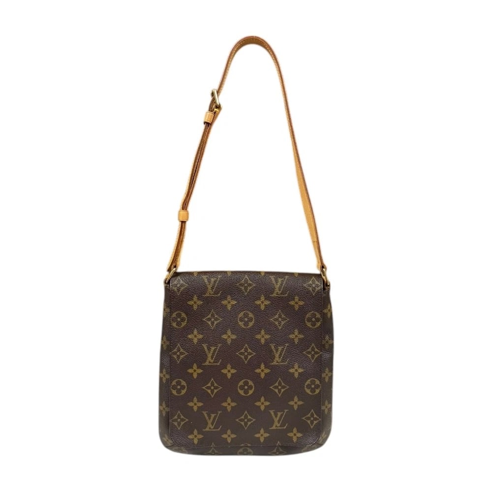 LOUIS VUITTON SHOULDER BAG MONOGRAM CANVAS: LOUIS VUITTON Shoulder Bag Monogram canvas Brand: LOUIS VUITTON Type/Style: Shoulder Bag Material: Exterior Material Monogram canvas Color: Exterior Color Brown Size: W8.9 x H9.4 x D1.8inch Access