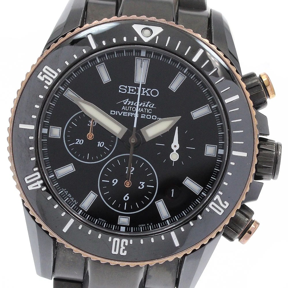 SEIKO BRIGHTS ANANTA DIVERS ANNIVERSARY WATCH: SEIKO Brights Ananta Divers Anniversary Watch Brand: SEIKO Type/Style: Wristwatch Material: Band Material Stainless Steel, Case Material Stainless Steel Color: Band Color black, Case Color black, Dial
