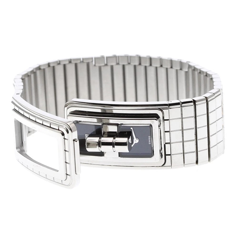 CHANEL CODE COCO DIAMOND BLACK DIAL QUARTZ WATCH - 4