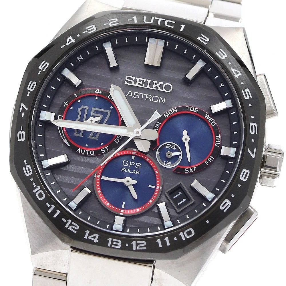 SEIKO ASTRON SHOHEI OTANI SOLAR POWERED RADIO WATCH: SEIKO Astron Shohei Otani Solar Powered Radio Watch Brand: SEIKO Type/Style: Wristwatch Material: Band Material titanium, Case Material titanium Color: Band Color Silver, Case Color Silver, Dial Color