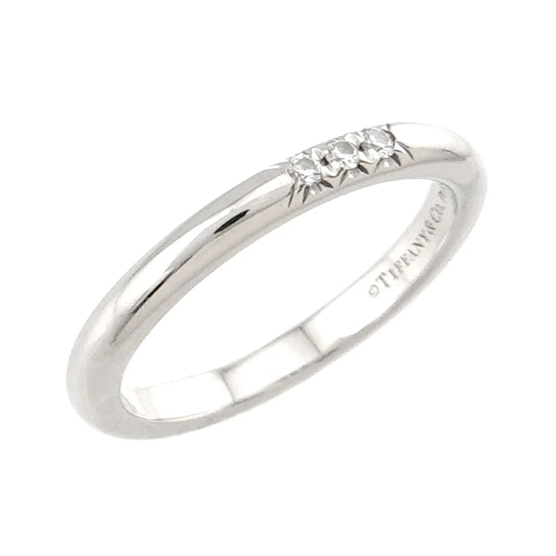 TIFFANY FOREVER RING DIAMOND PLATINUM: Tiffany Forever Ring Diamond Platinum Brand: Tiffany & Co. Type/Style: Ring Material: PT950, Color: PT Size: US 3.25 Accessories: None Accessories Notice: When purchasing pre-owned goods,
