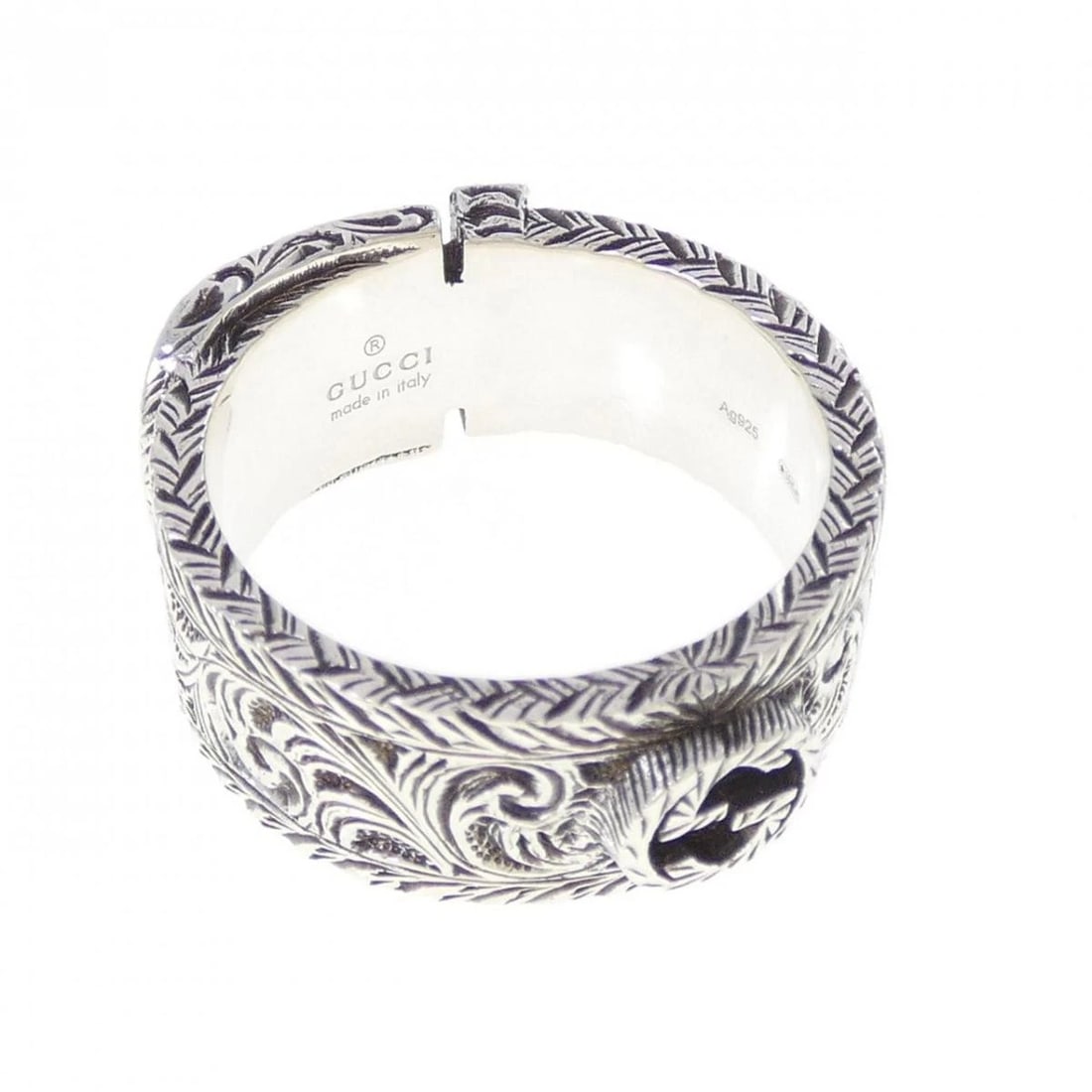 GUCCI 925 SILVER RING - 3
