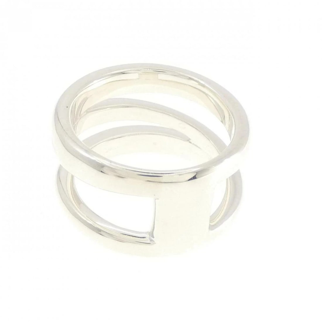 TIFFANY SILVER OPEN DIAGONAL RING - 3
