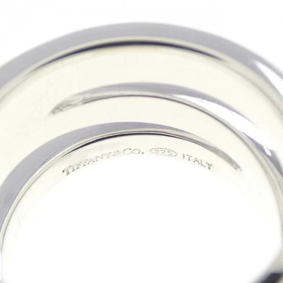 TIFFANY SILVER OPEN DIAGONAL RING - 4
