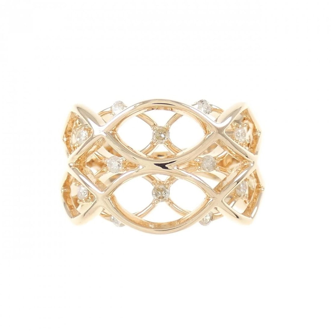 K18PG DIAMOND RING - 2
