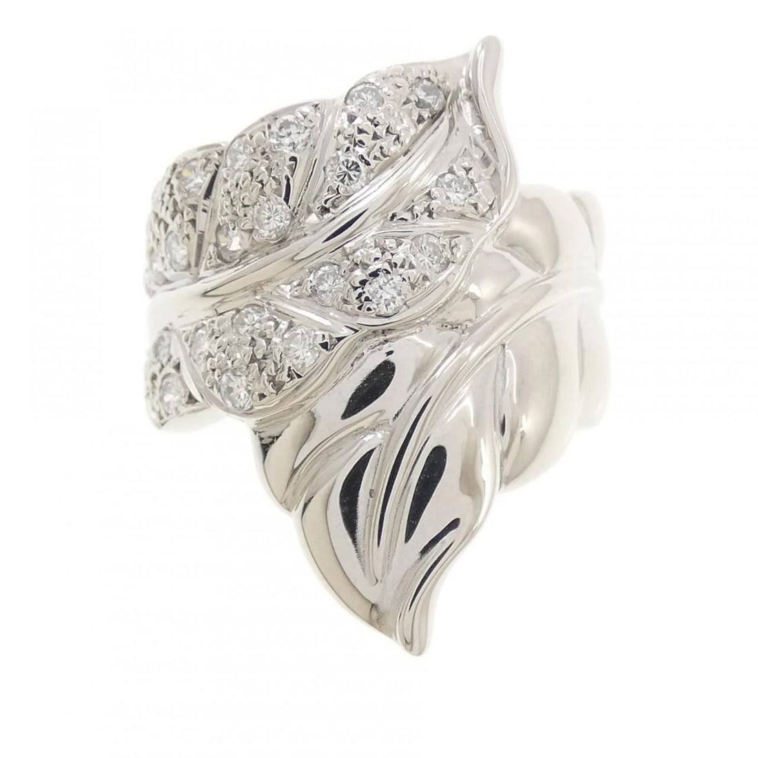 PT900 LEAF DIAMOND RING - 2
