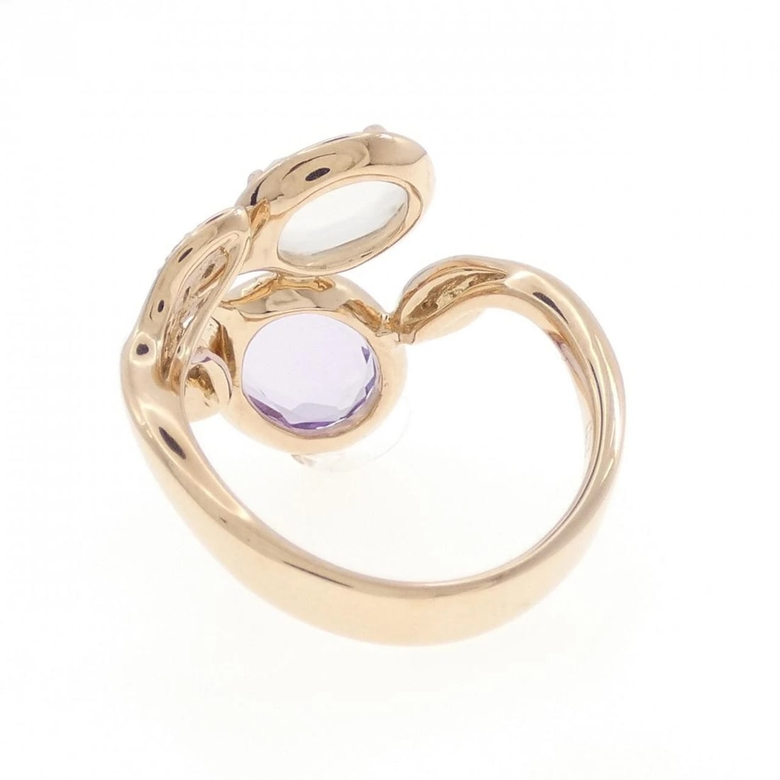 K18PG COLOR STONE RING - 3