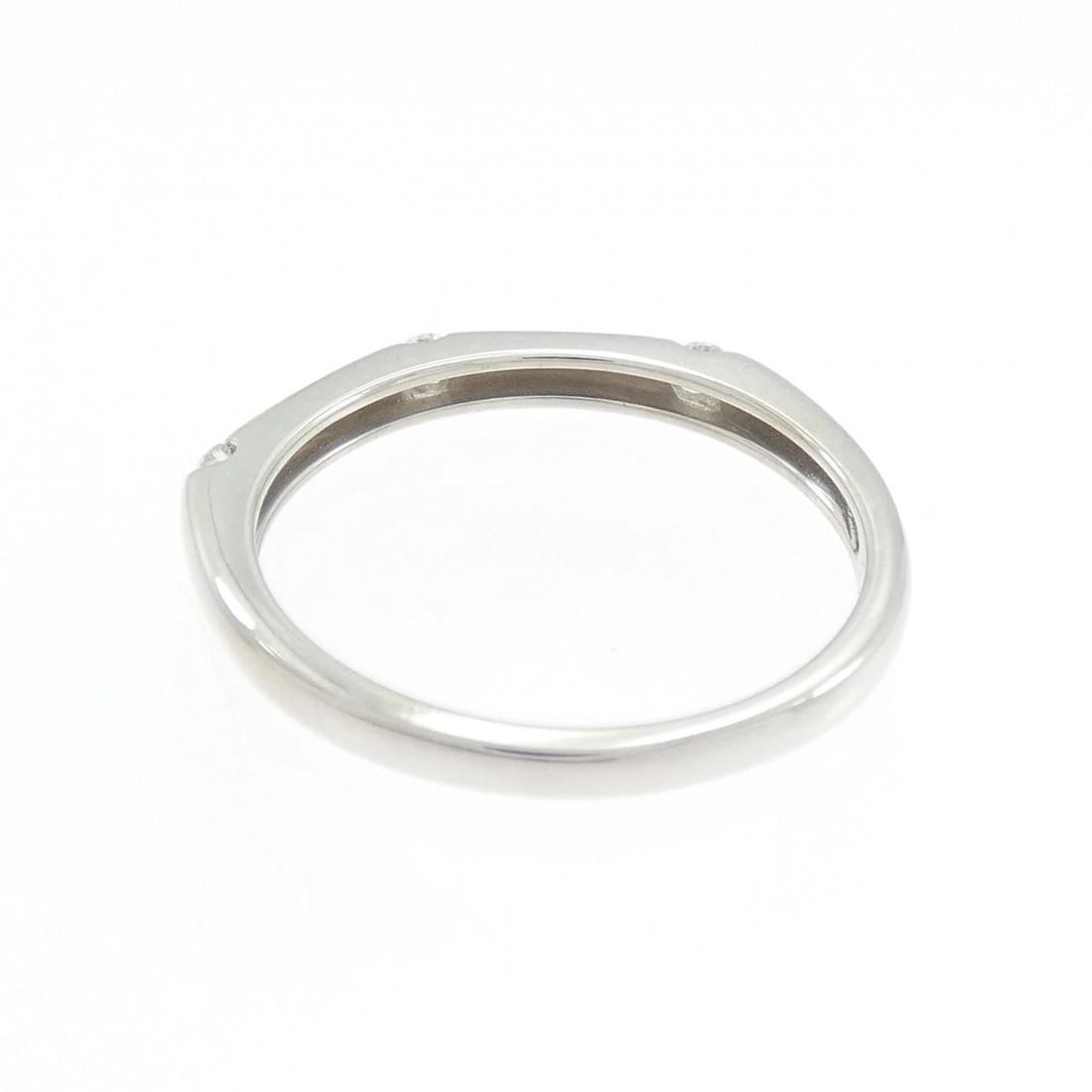 K18WG DIAMOND RING - 2