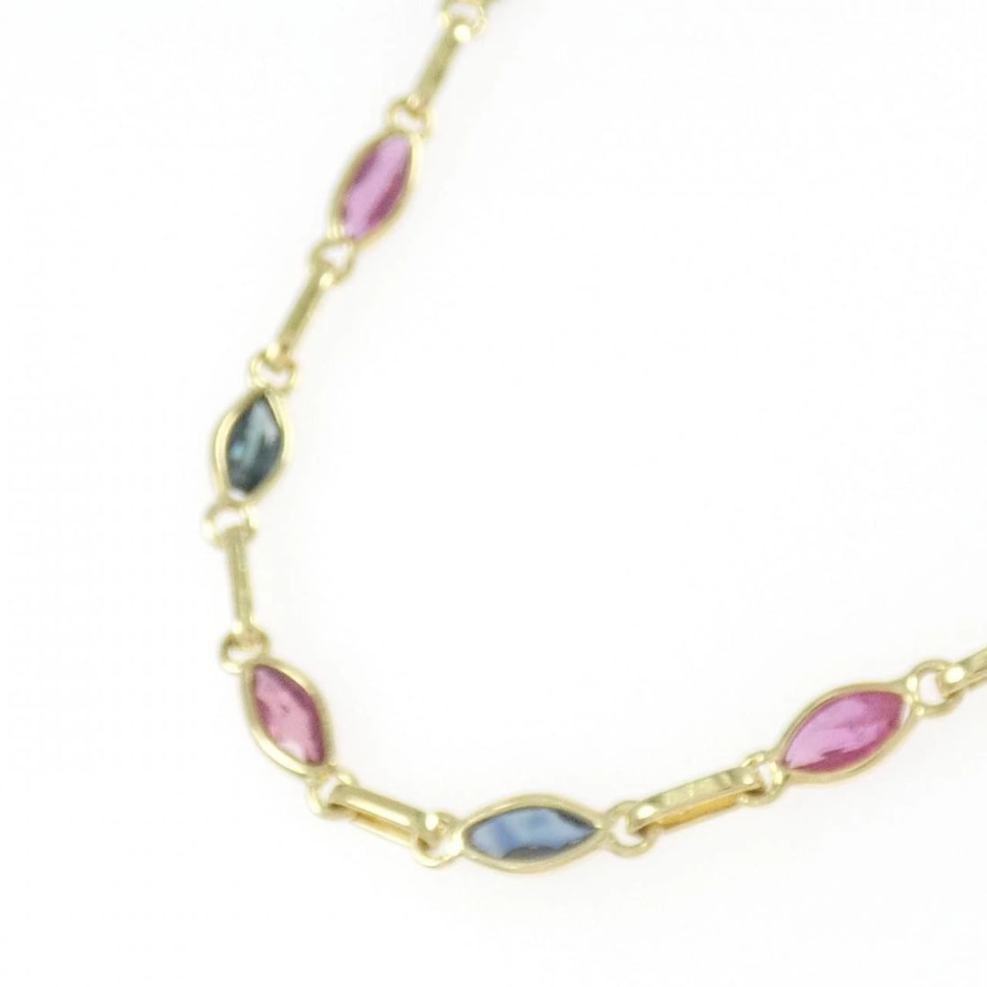 750YG RUBY NECKLACE - 3