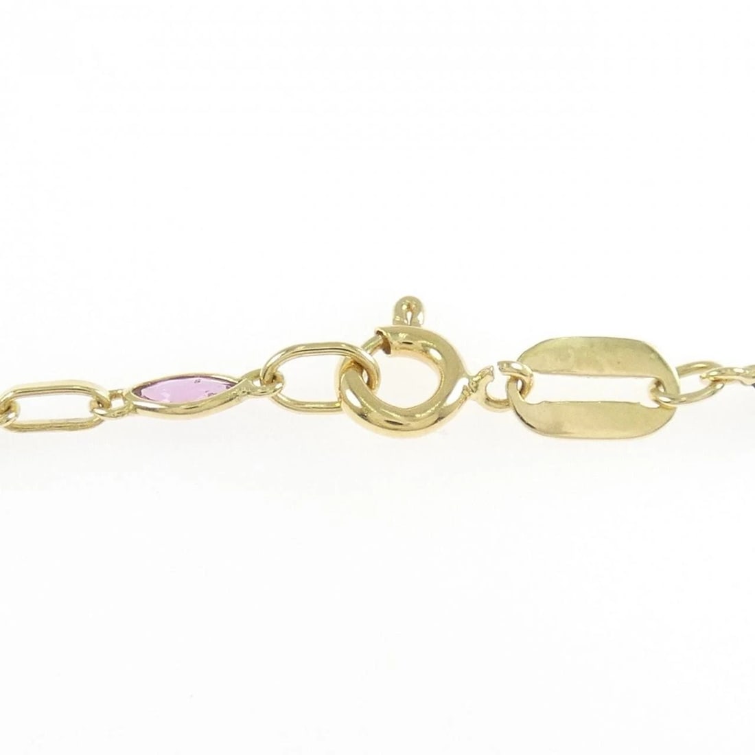 750YG RUBY NECKLACE - 4