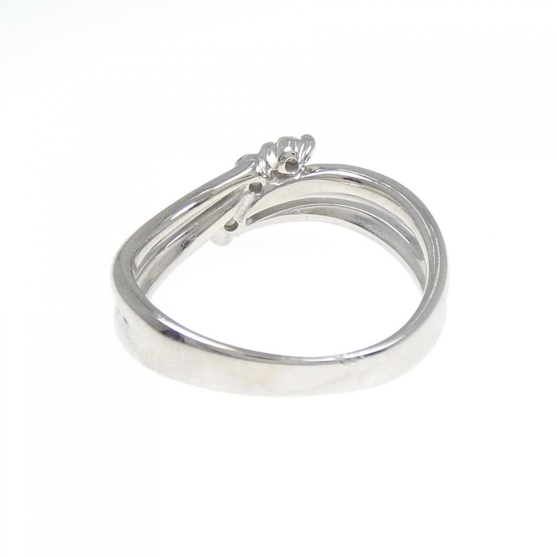K18WG DIAMOND RING - 3