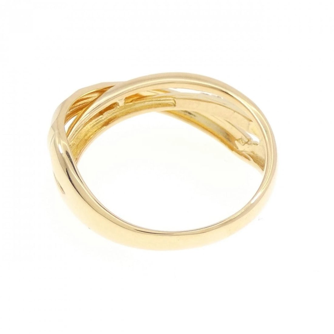 K18YG DIAMOND RING - 3