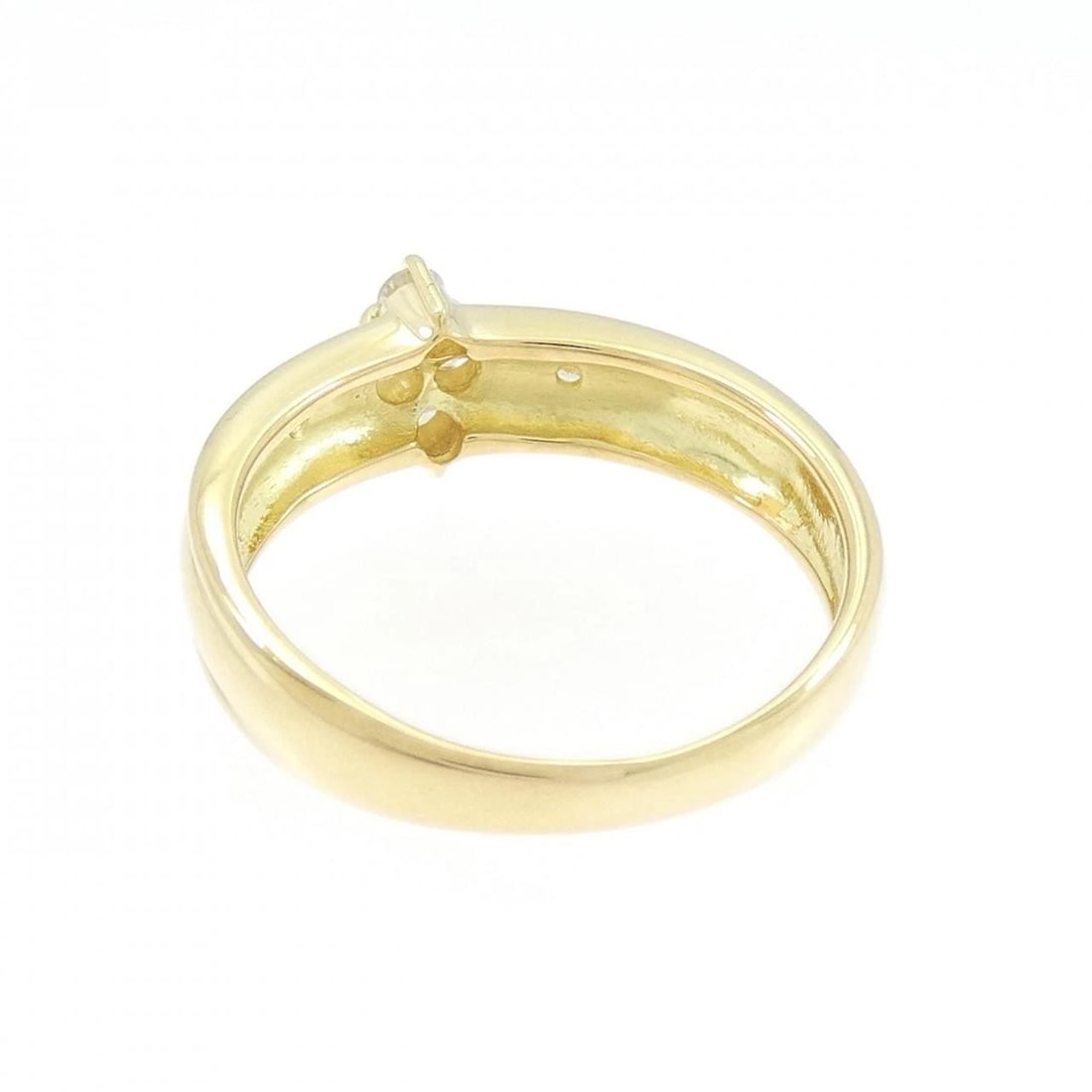 K18YG DIAMOND RING - 3