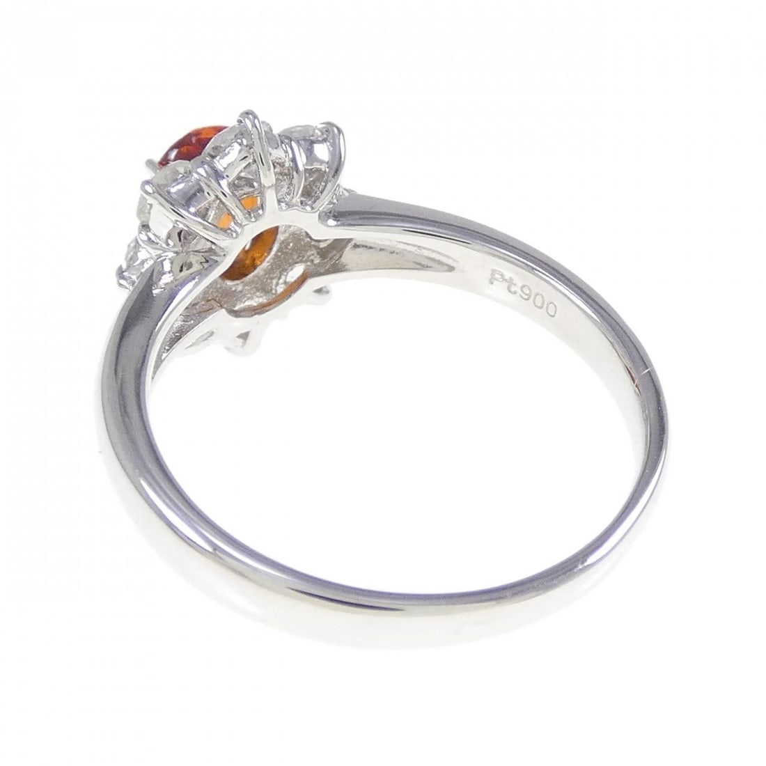PT900 GARNET RING - 3