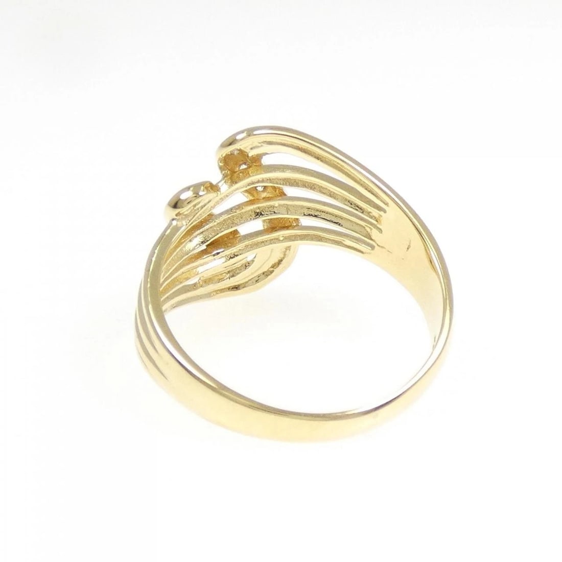K18YG DIAMOND RING - 2