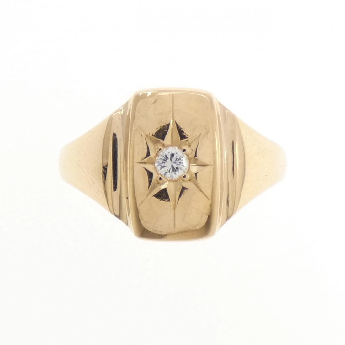K18PG DIAMOND RING - 2