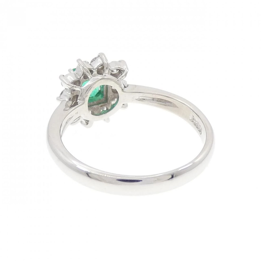 PT900 EMERALD RING - 3