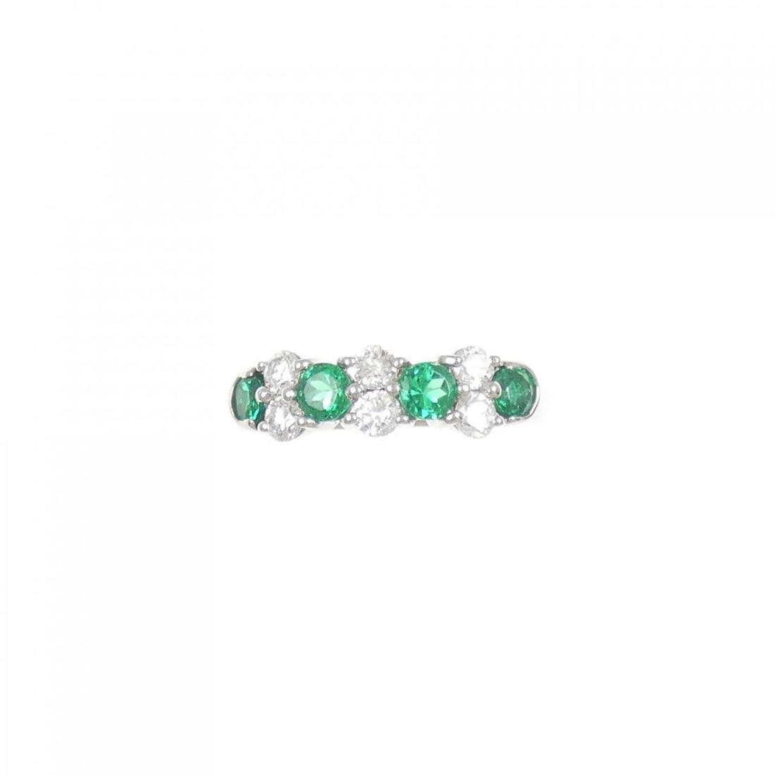 PT900 EMERALD RING - 2