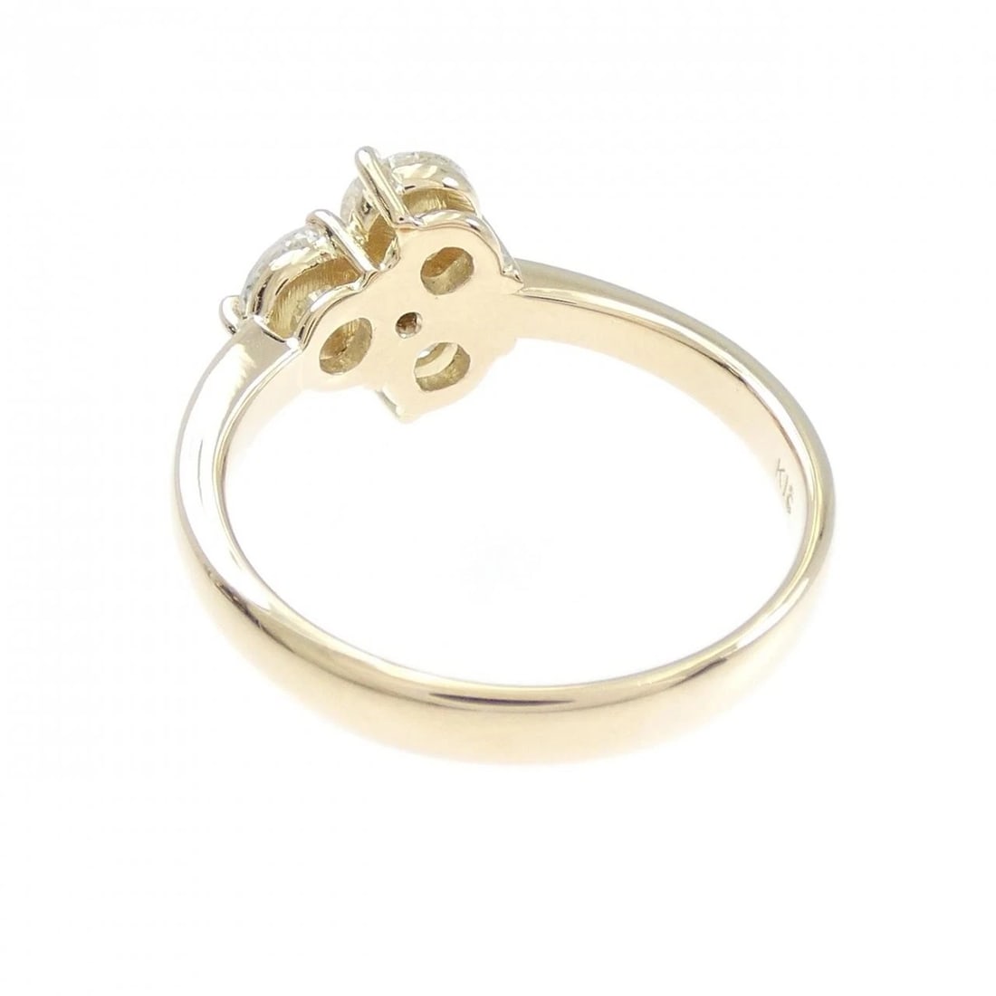 K18YG DIAMOND RING - 3