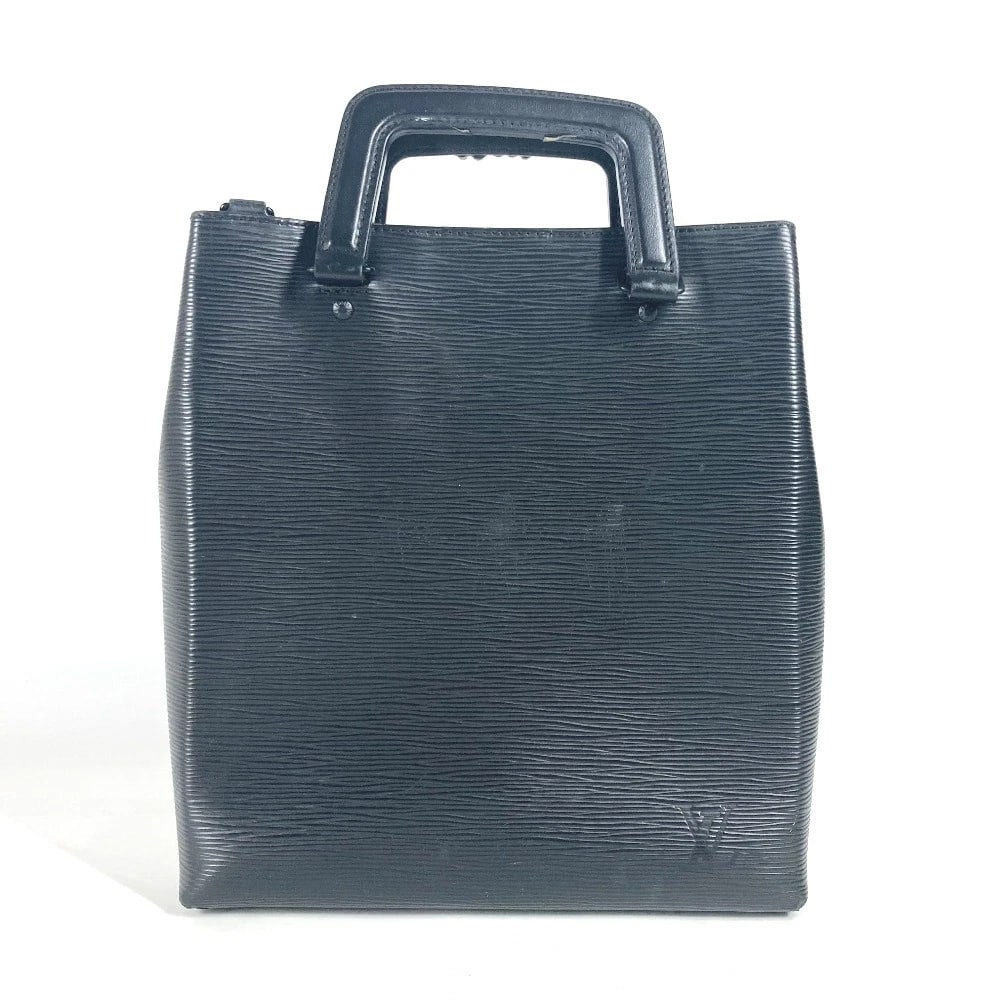 LOUIS VUITTON EPI SAC PLAT FOLD BAG TOTE BAG HAND BAG: LOUIS VUITTON Epi Sac Plat fold Bag Tote Bag Hand Bag Brand: LOUIS VUITTON Type/Style: Hand Bag Material: Epi Leather Color: Noir / Black Size: W9.6?H10.8?D2.4inch / W24.5cm?H27.5cm?D6cm Accessori