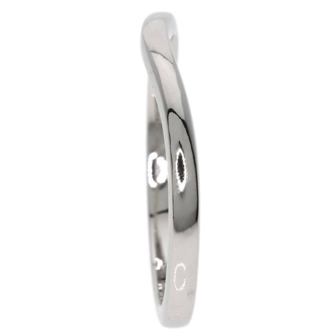 CARTIER BALLERINA CURVE RING PLATINUM PT950: CARTIER Ballerina Curve Ring Platinum PT950 Brand: CARTIER Type/Style: Ring Material: Platinum PT950, Color: Silver Size: 7.75 (US) Accessories: None Accessories Notice: When purchasing pr