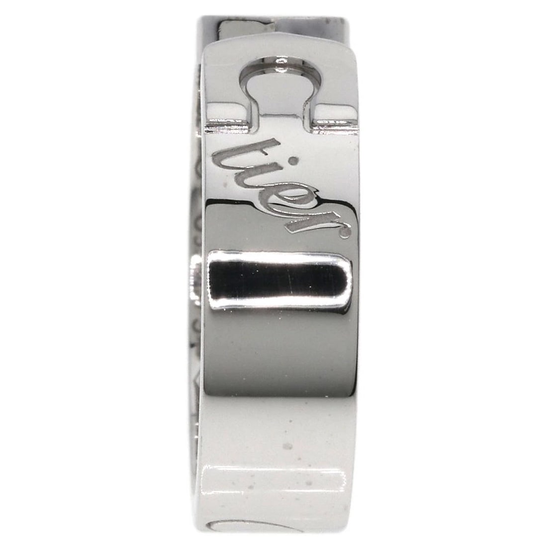 CARTIER RING K18 WHITE GOLD: CARTIER Ring K18 White Gold Brand: CARTIER Type/Style: Ring Material: K18 White Gold, Color: Silver Size: 6.25 (US) Accessories: None Accessories Notice: When purchasing pre-owned goods, p