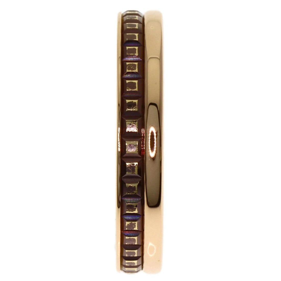 BOUCHERON QUATRE CLASSIC HALF RING K18 PINK GOLD: Boucheron Quatre Classic Half Ring K18 Pink Gold Brand: Boucheron Type/Style: Ring Material: K18 Pink Gold, Color: Gold Size: 8.75 (US) Accessories: None Accessories Notice: When purchasin