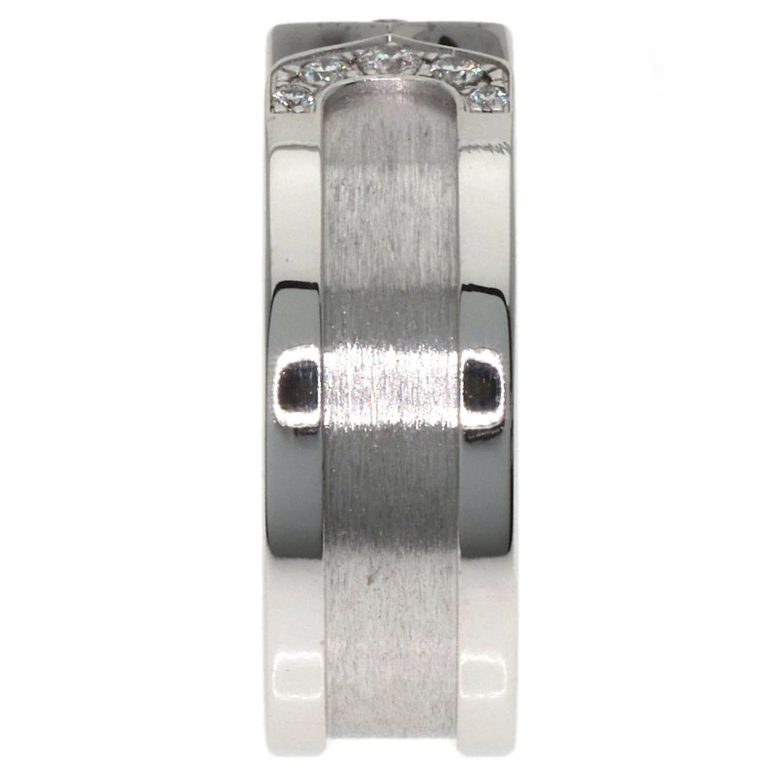 CARTIER RING DIAMOND RING K18 WHITE GOLD: CARTIER Ring Diamond Ring K18 White Gold Brand: CARTIER Type/Style: Ring Material: K18 White Gold, Main Stone Natural Color: Silver Size: 4.5 (US) Accessories: None Accessories Notice: Whe